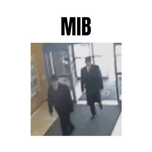 The Real MIB — Vinyl Sticker