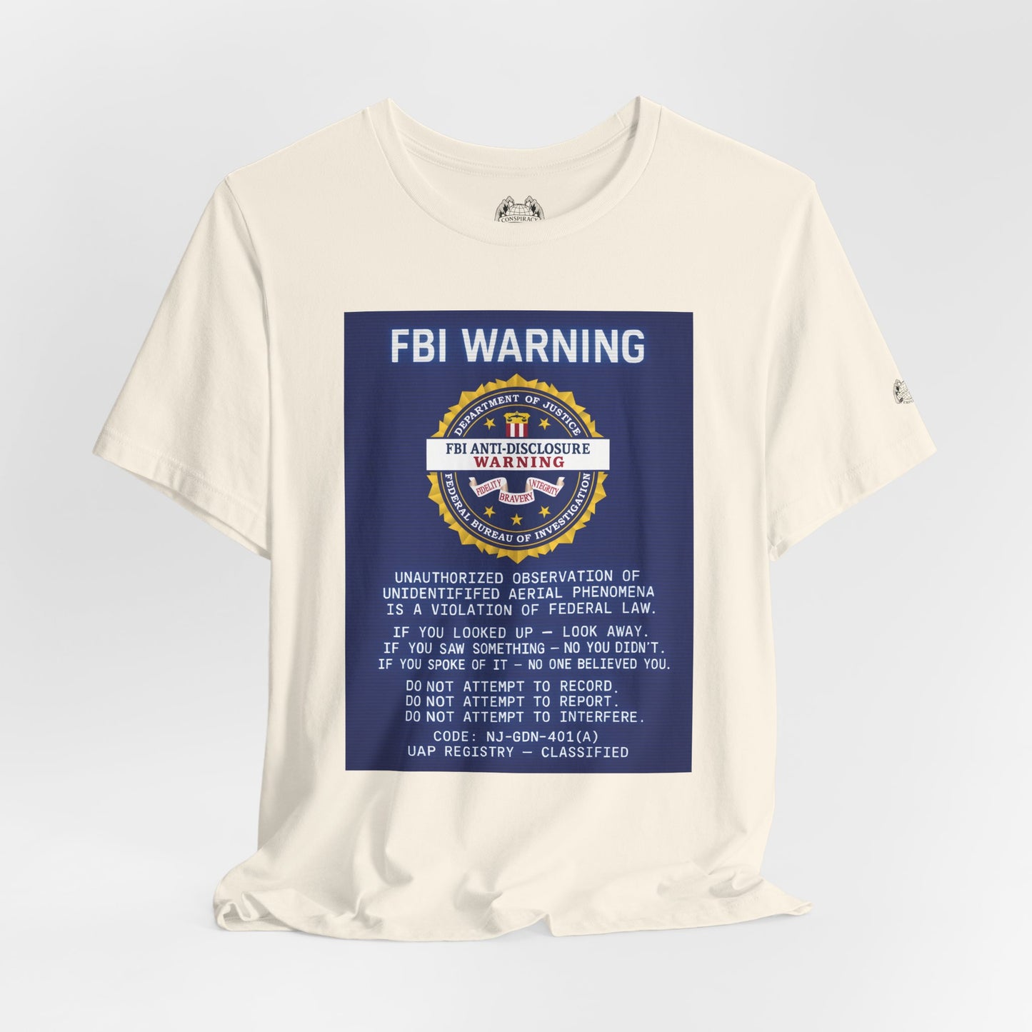 FBI WARNING — Standard Issue Tee