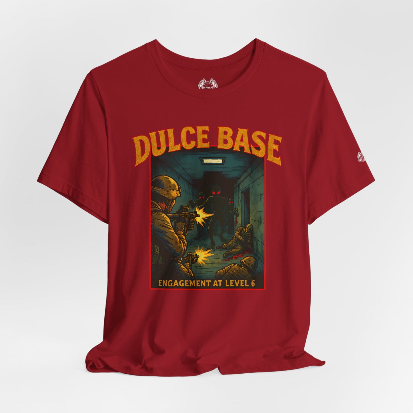 DULCE BASE FIREFIGHT — Standard Issue Tee