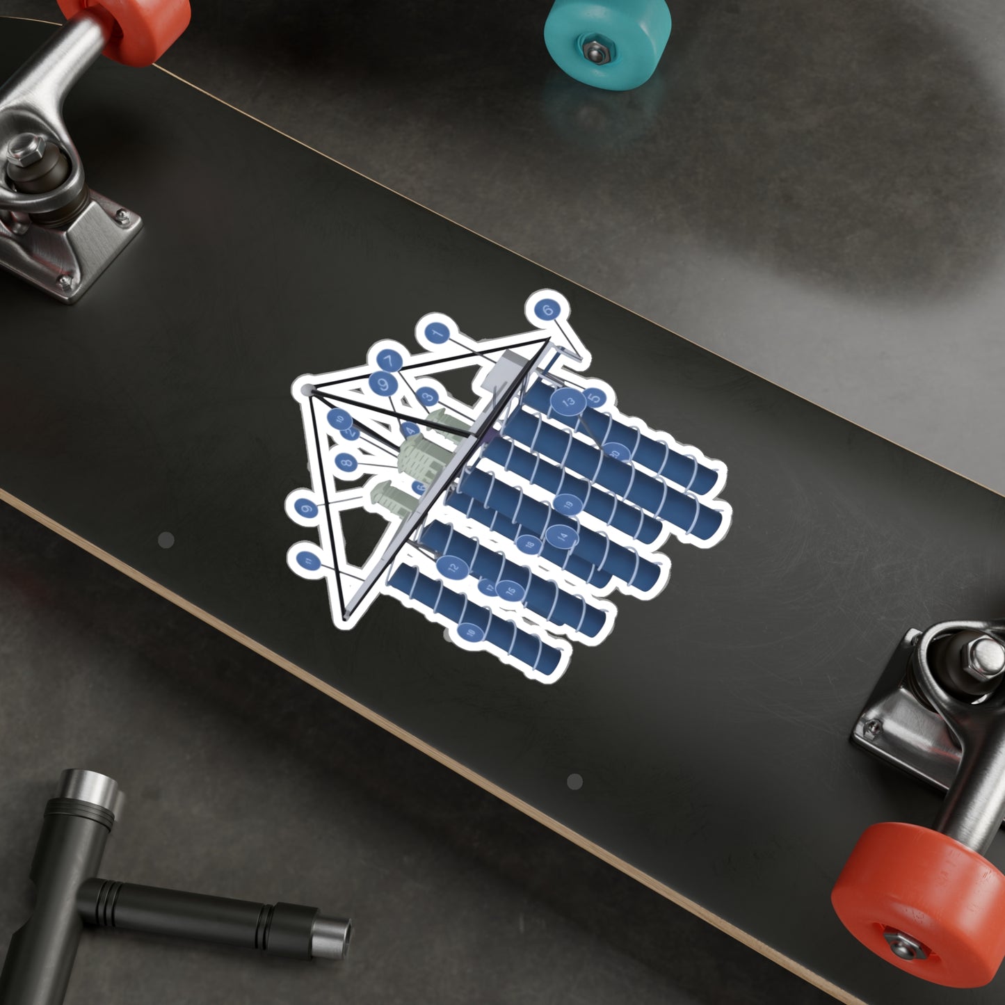 What Lies Beneath — Vinyl Sticker