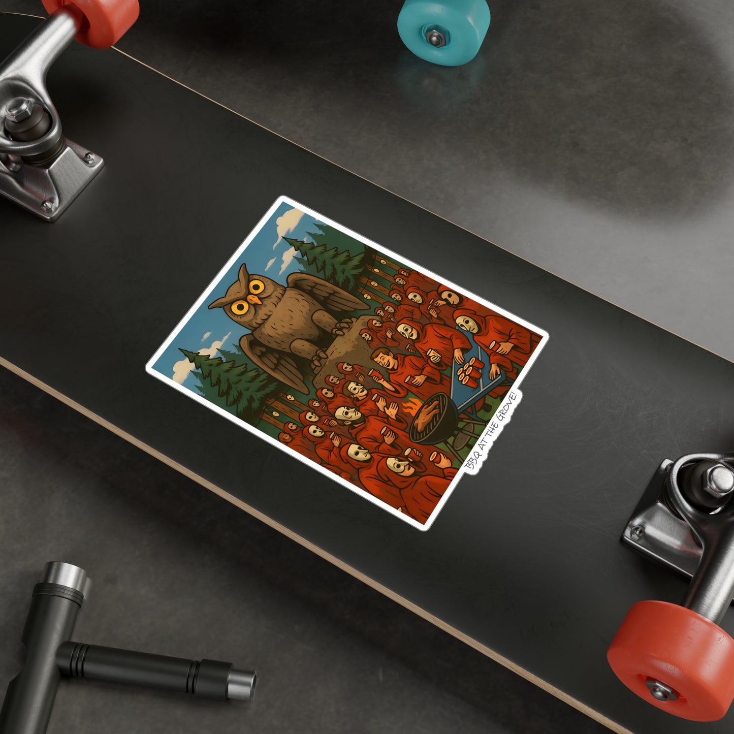 BBQ at The Grove — Vinyl Sticker
