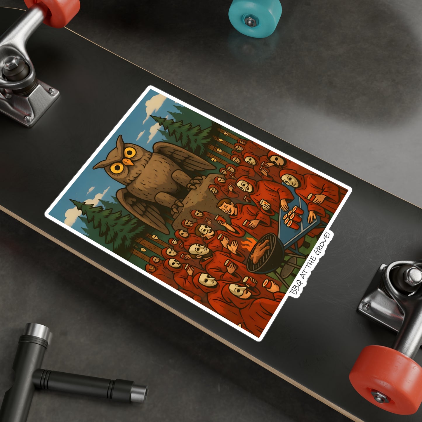 BBQ at The Grove — Vinyl Sticker