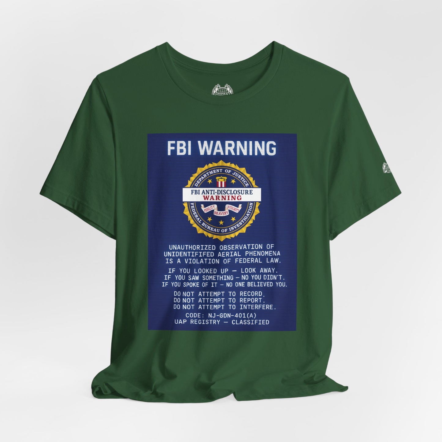 FBI WARNING — Standard Issue Tee