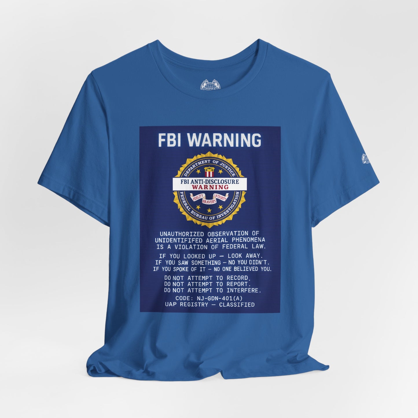 FBI WARNING — Standard Issue Tee