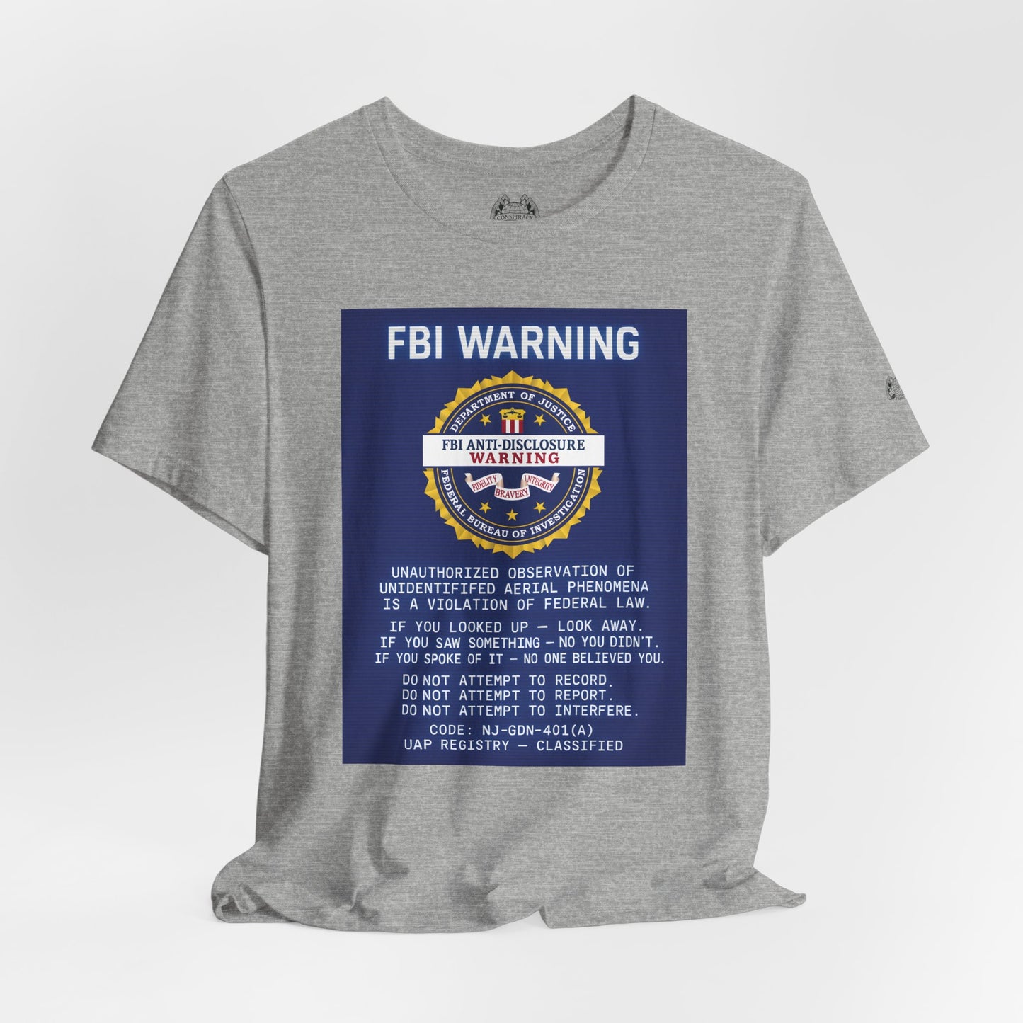 FBI WARNING — Standard Issue Tee