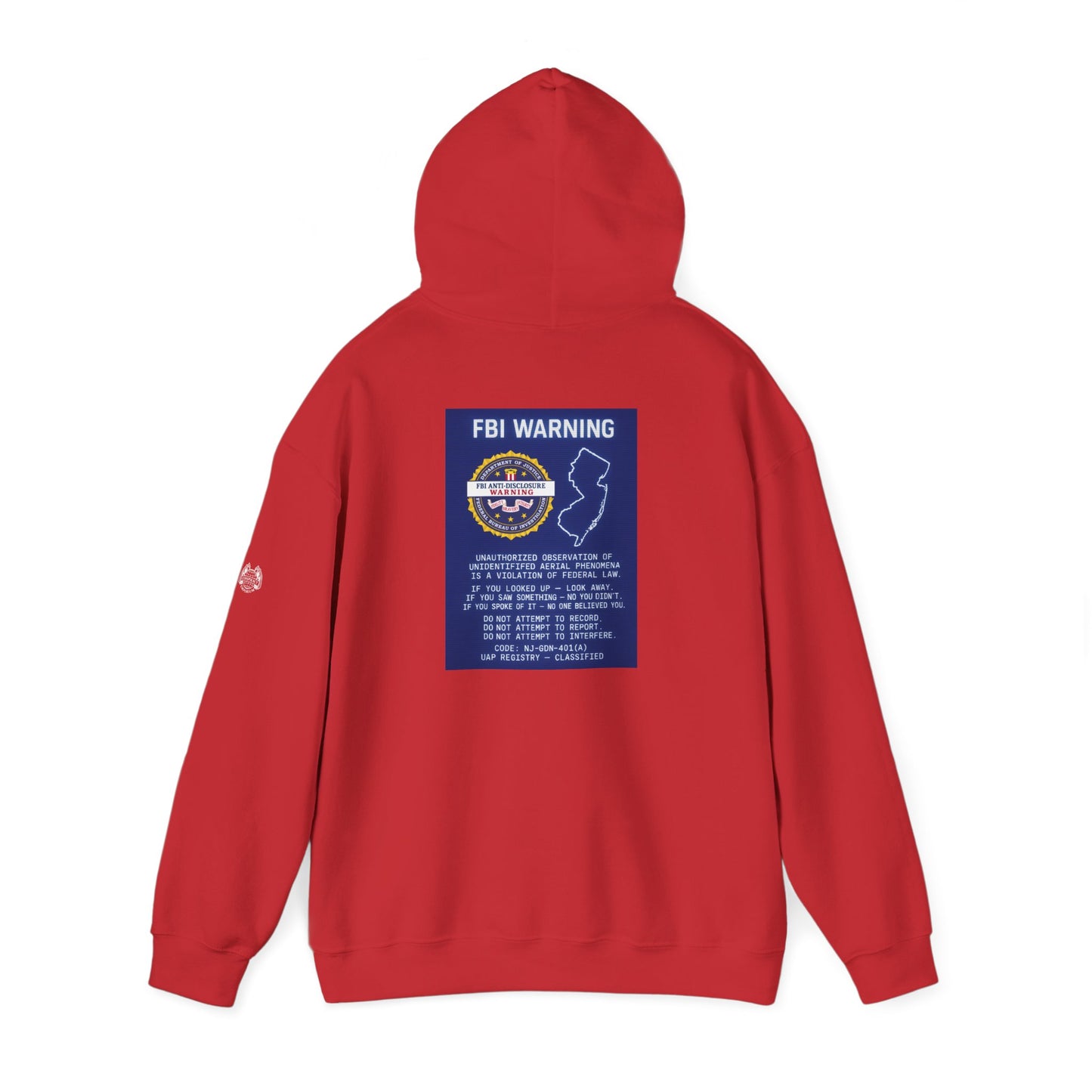 FBI WARNING (NJ EDITION) — Standard Issue Hoodie