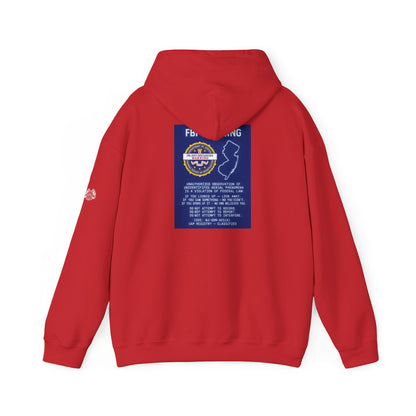 FBI WARNING (NJ EDITION) — Standard Issue Hoodie