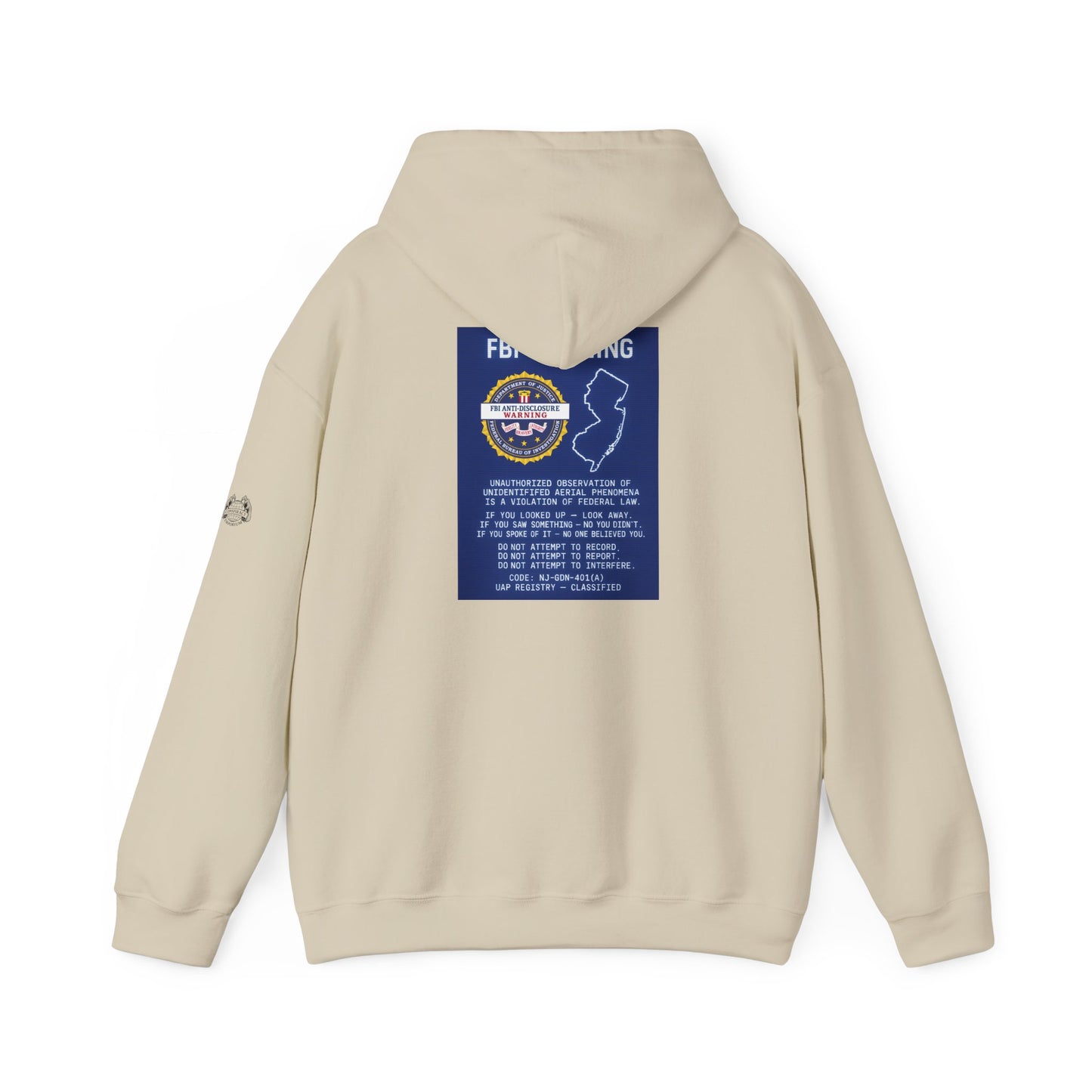 FBI WARNING (NJ EDITION) — Standard Issue Hoodie