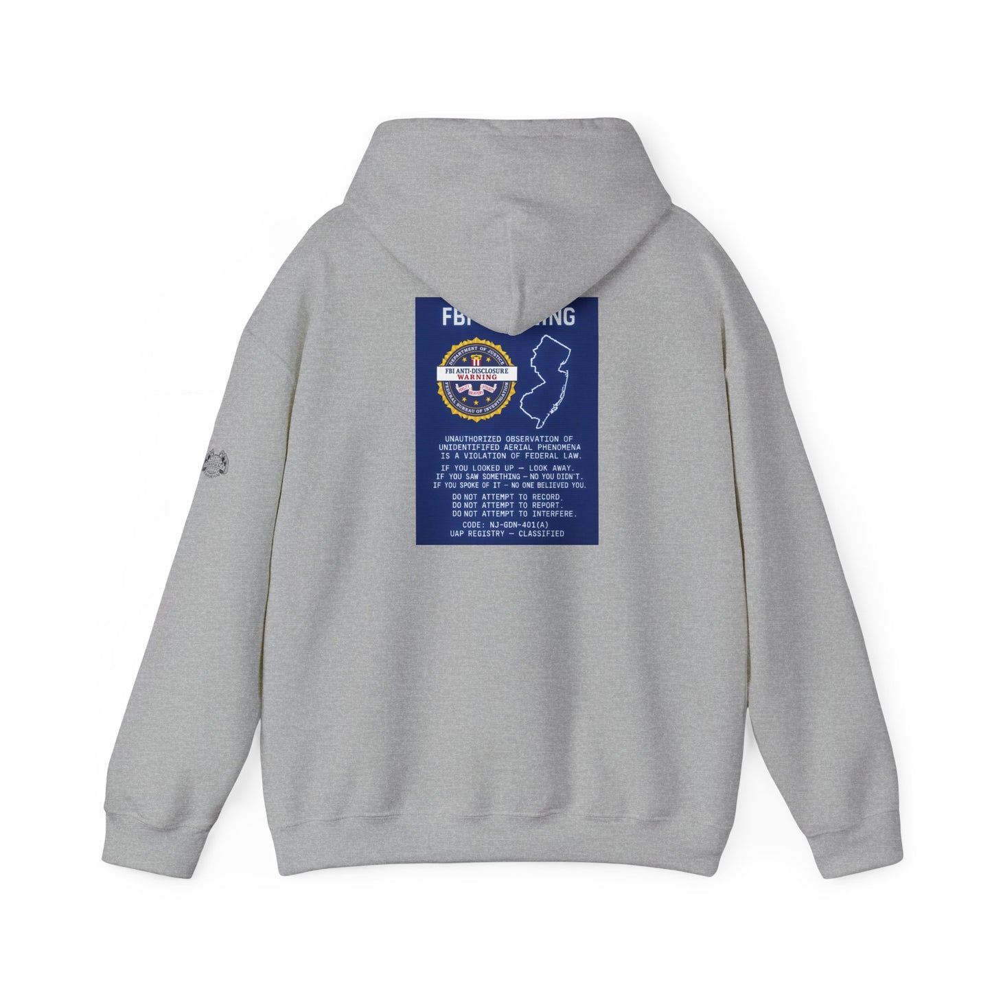 FBI WARNING (NJ EDITION) — Standard Issue Hoodie