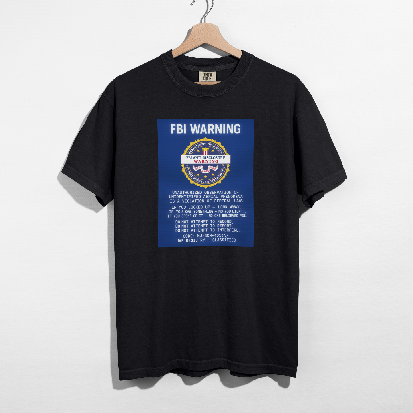 FBI WARNING — Pure Cotton Tee