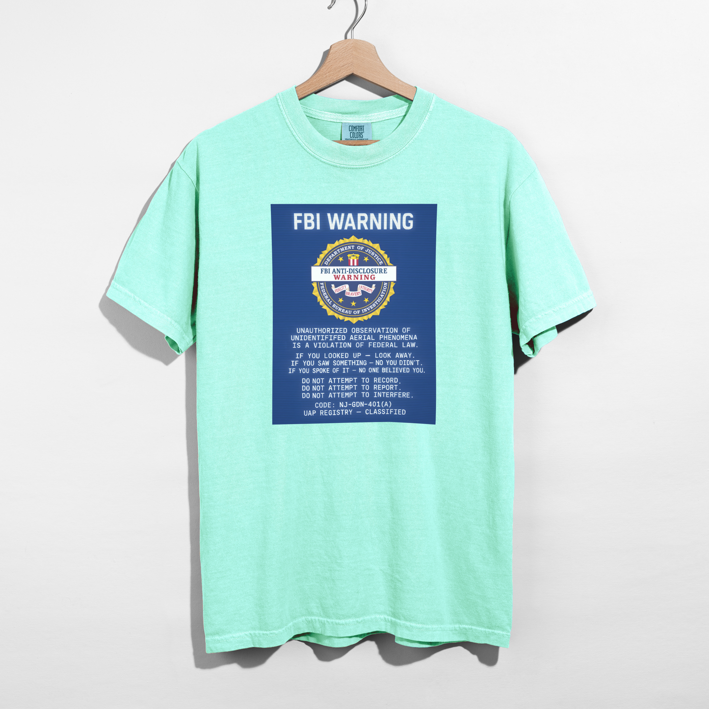 FBI WARNING — Pure Cotton Tee