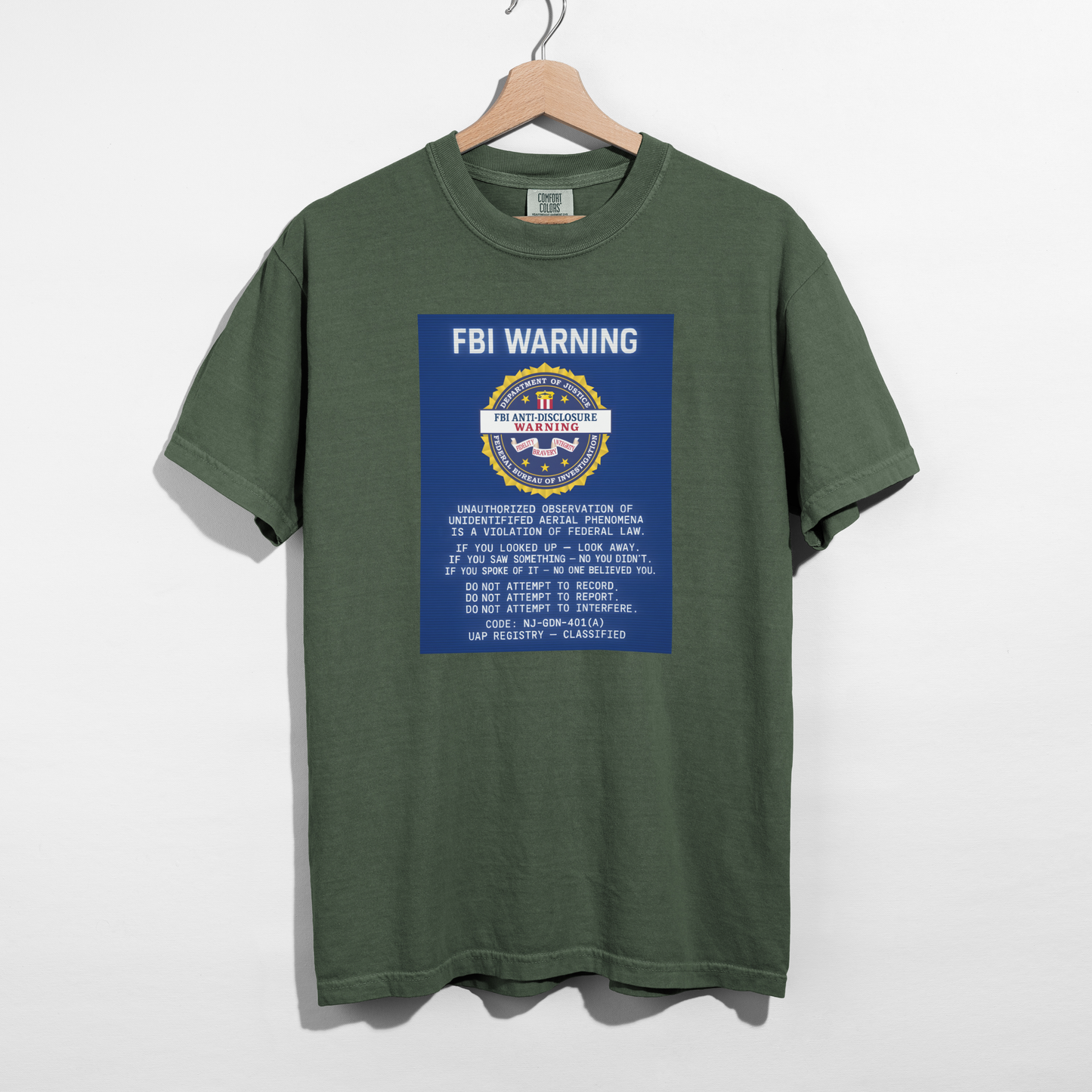 FBI WARNING — Pure Cotton Tee