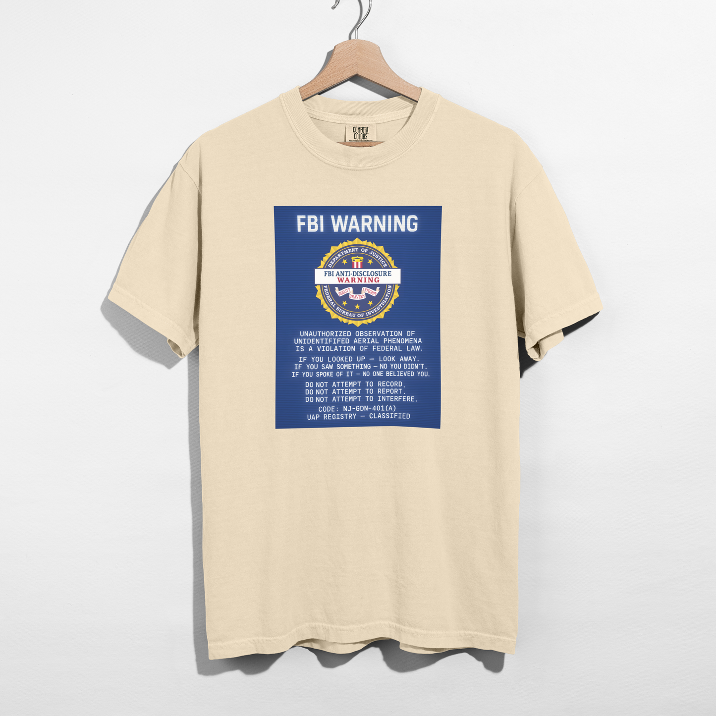 FBI WARNING — Pure Cotton Tee