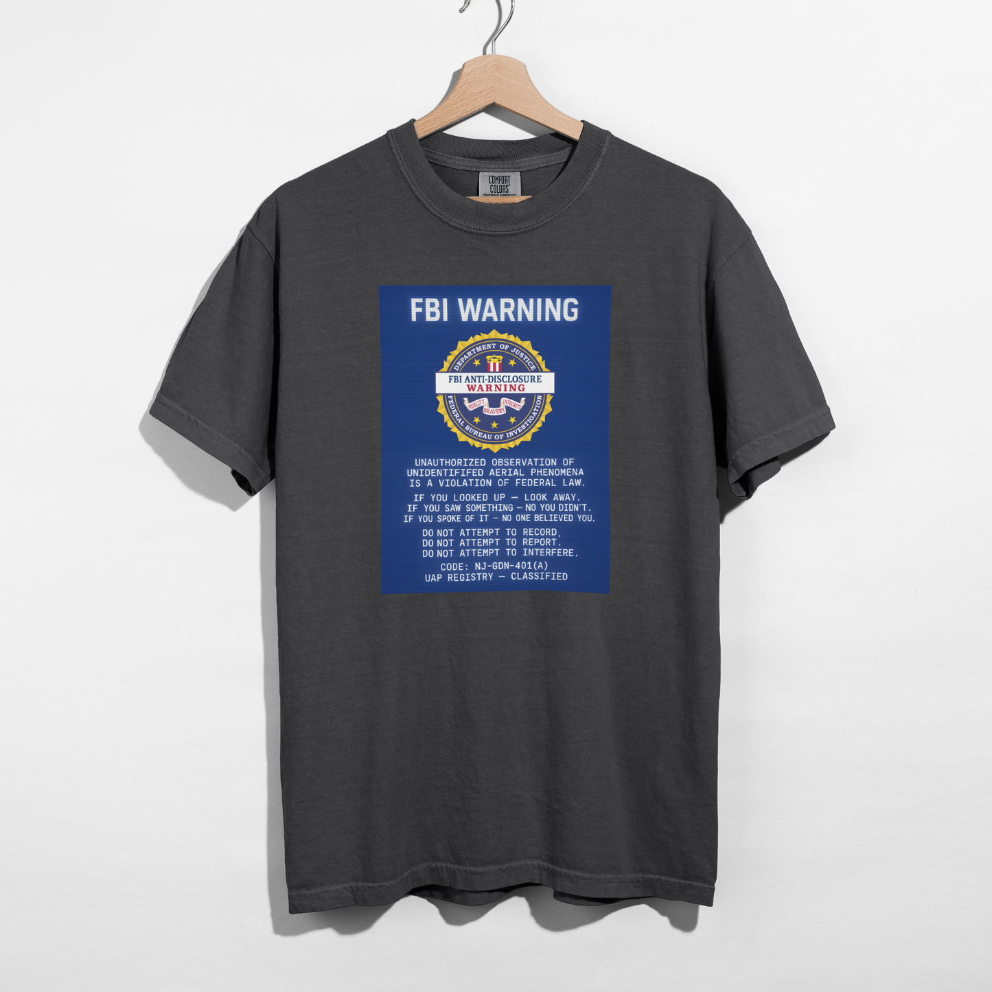 FBI WARNING — Pure Cotton Tee