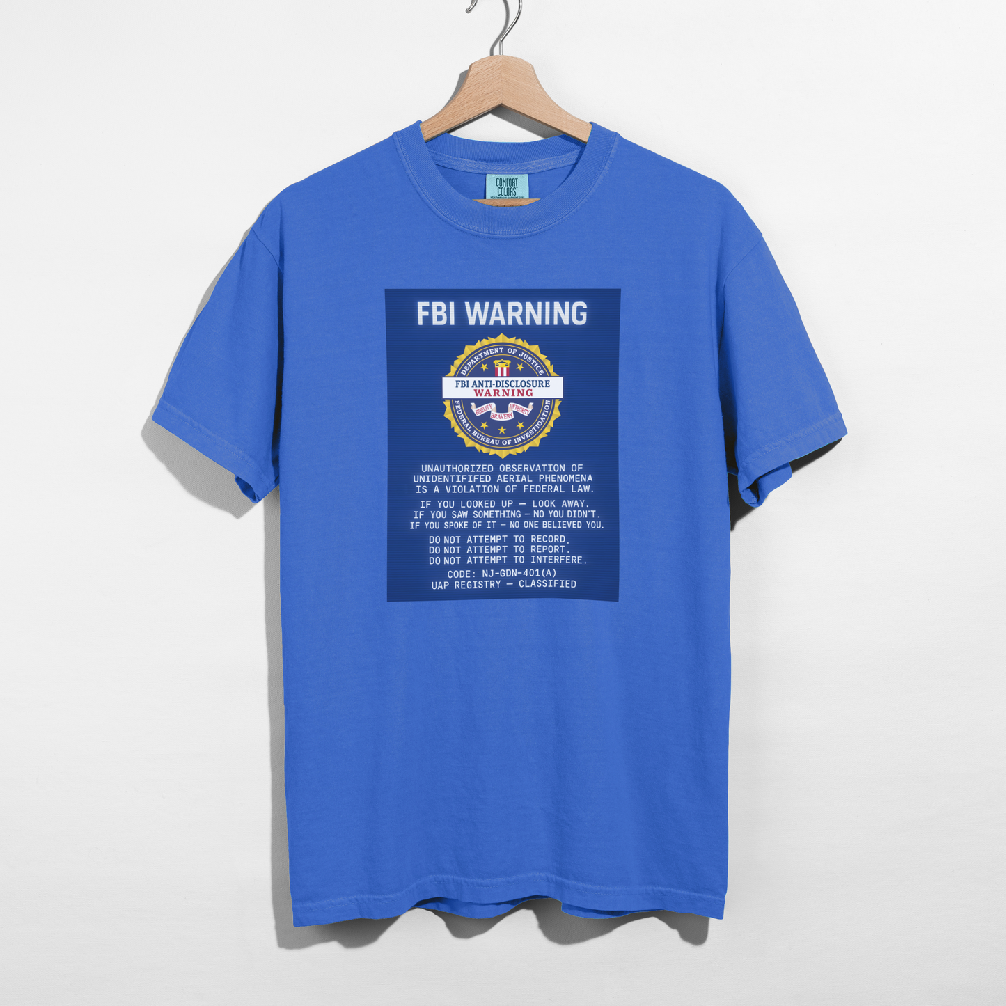FBI WARNING — Pure Cotton Tee