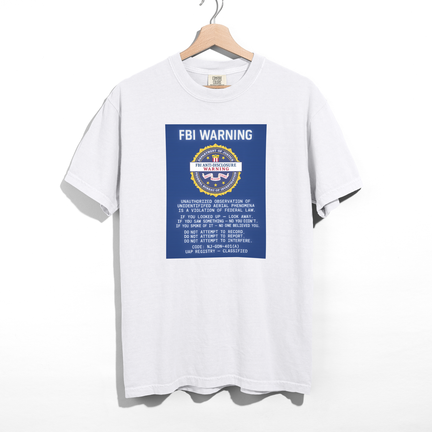 FBI WARNING — Pure Cotton Tee