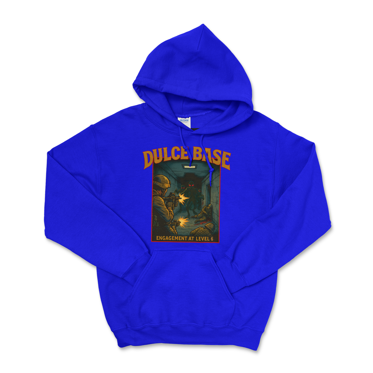 Dulce Base Firefight — Field Protocol Hoodie