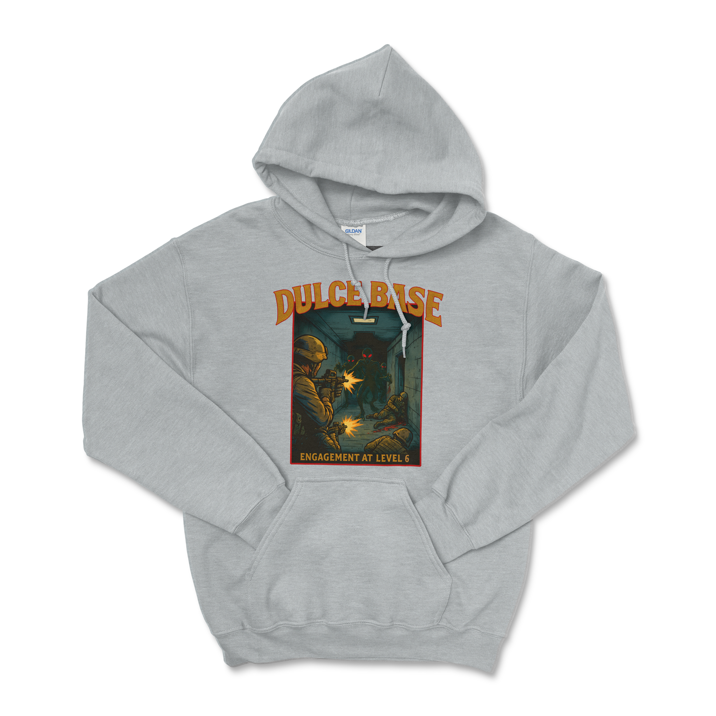 Dulce Base Firefight — Field Protocol Hoodie