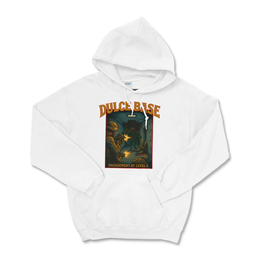 Dulce Base Firefight — Field Protocol Hoodie