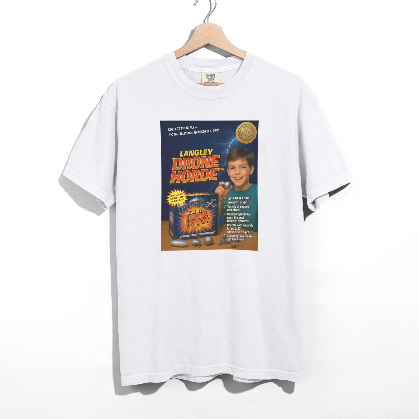 Langley Drone Horde™️ — Pure Cotton Tee