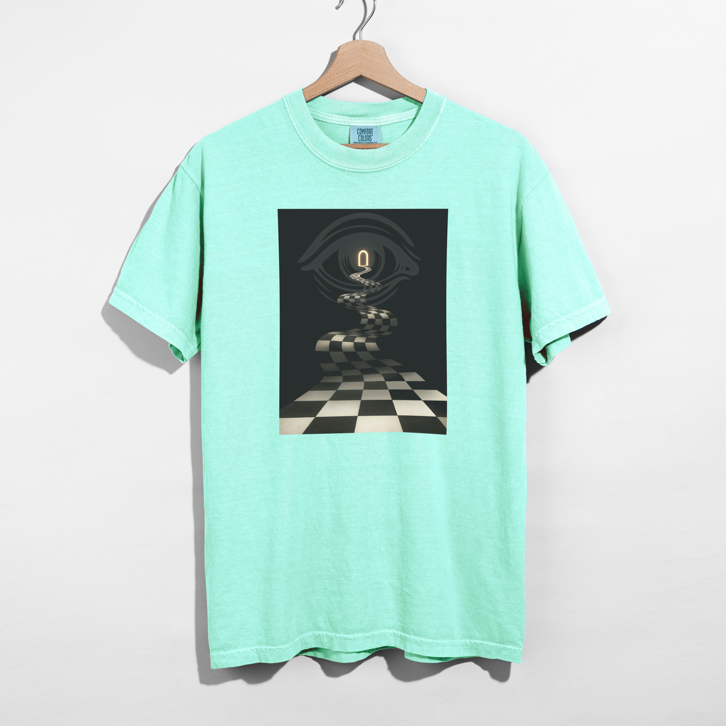 Chequered Path — Pure Cotton Tee