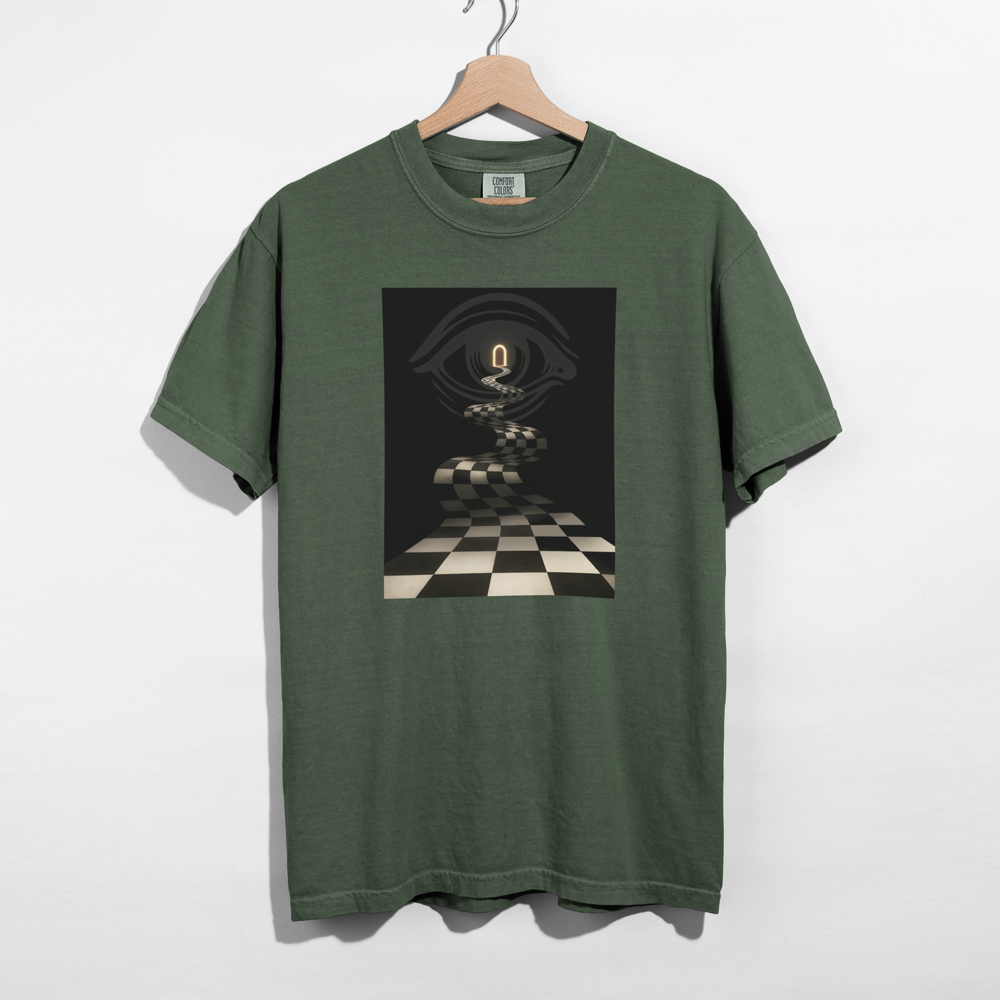 Chequered Path — Pure Cotton Tee