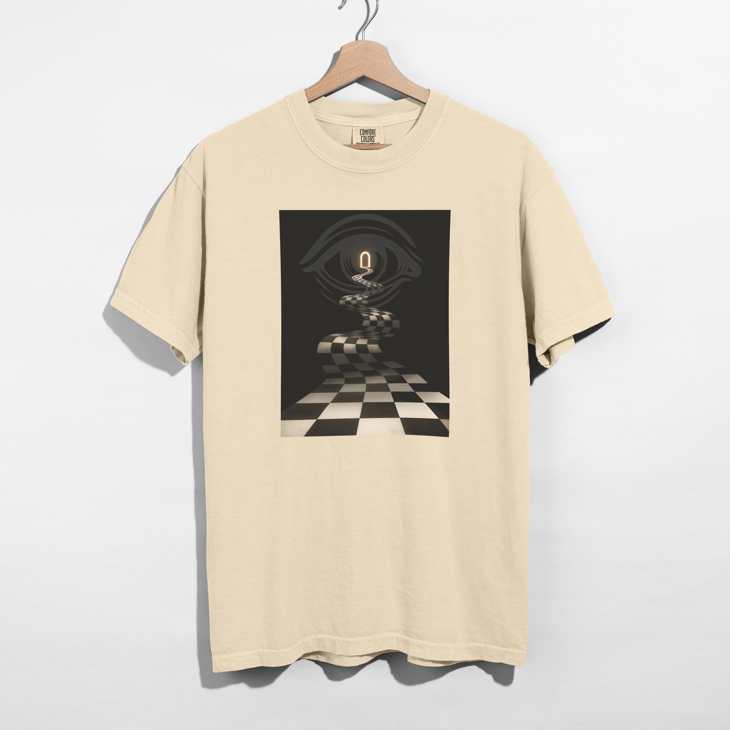 Chequered Path — Pure Cotton Tee