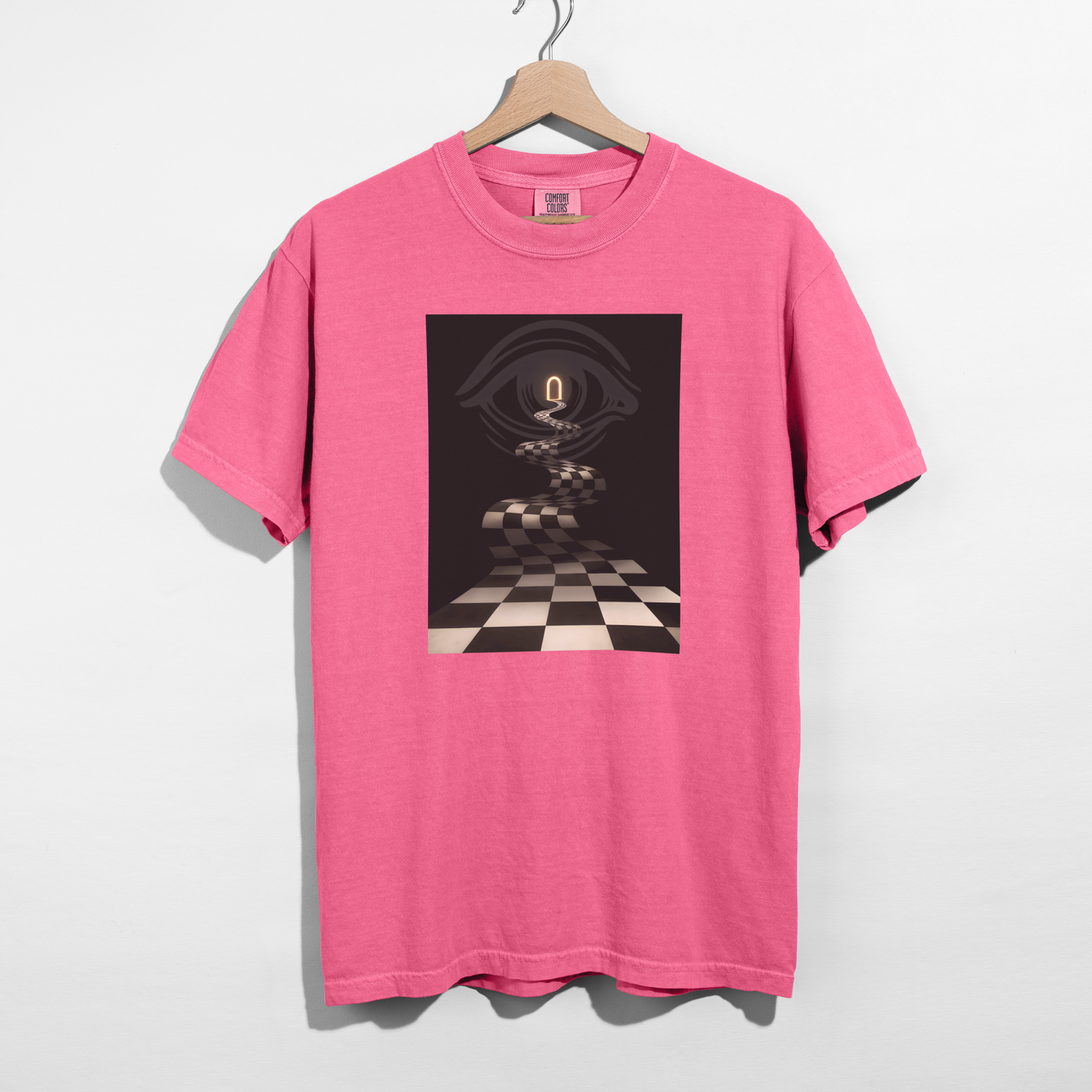 Chequered Path — Pure Cotton Tee