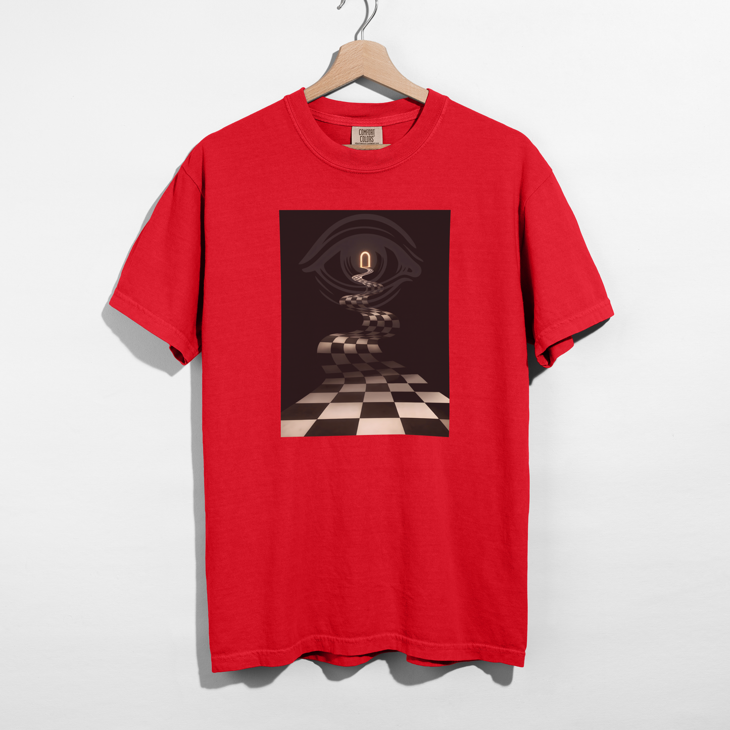 Chequered Path — Pure Cotton Tee