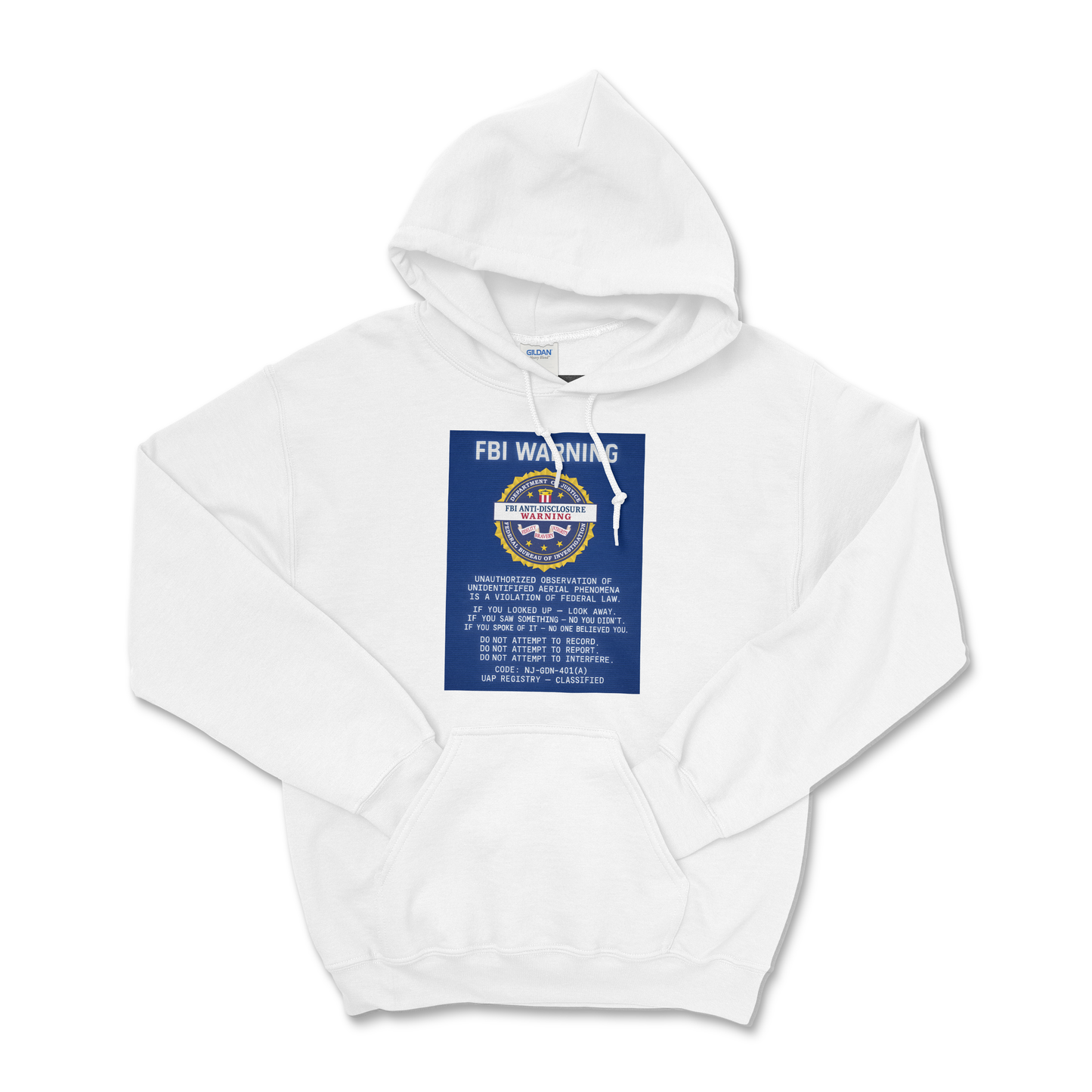 FBI WARNING — Field Protocol Hoodie
