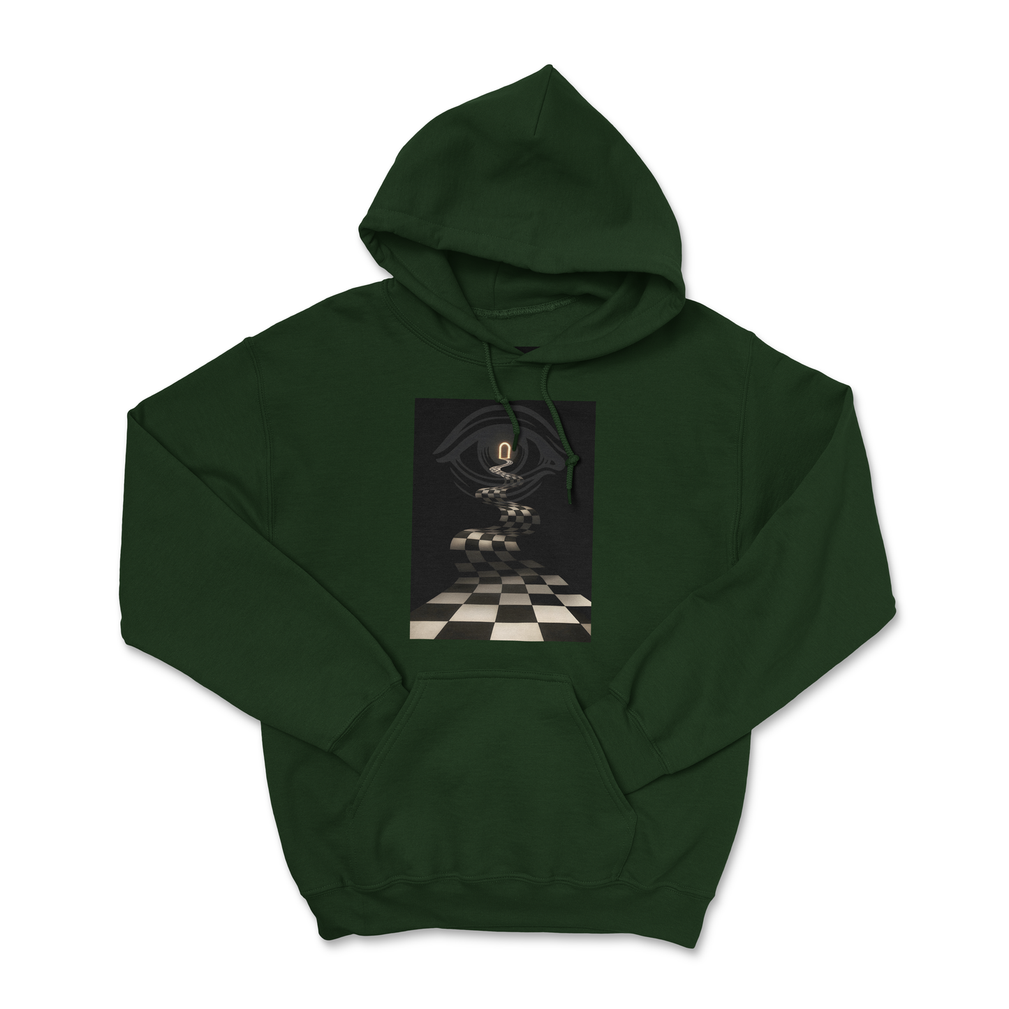 Chequered Path — Field Protocol Hoodie